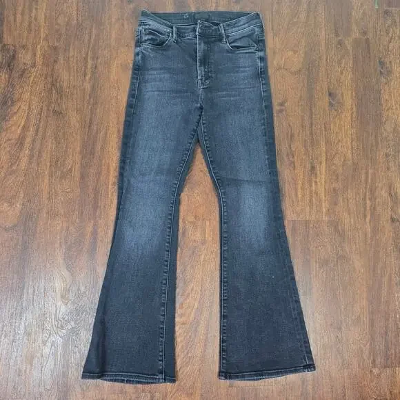 MOTHER Jeans Mother Denim The Weekender Mid Rise Flared Jeans